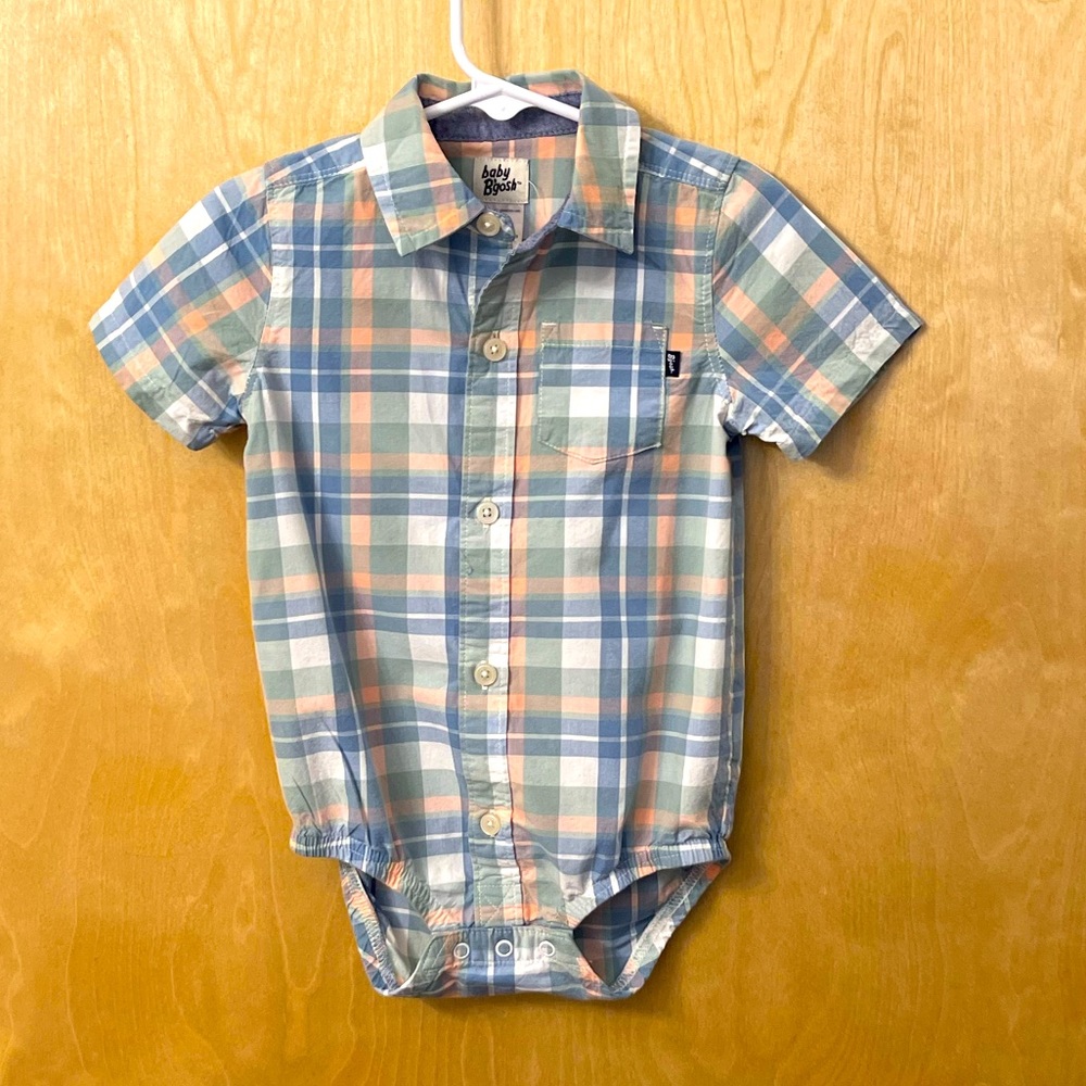 OshKosh B’gosh Baby Boy Flannel Collar Shirt